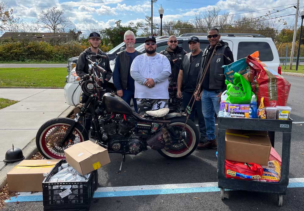 Ruff Ryders Motorcycle Club and donations