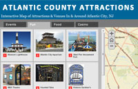 Atlantic County Attractions Maps