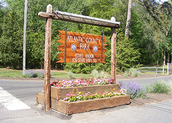 Atlantic County Park Estell Manor Sign