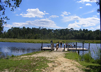 Floating Dock at Estell Manor Park.