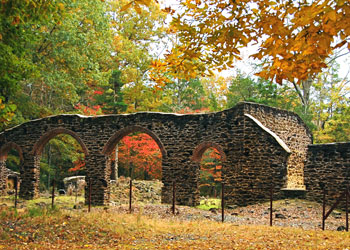 Historical Glassworks Ruins