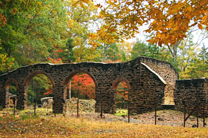 Estellville Glassworks Ruins