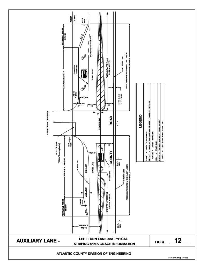 Auxiliary Lane - Figure 12